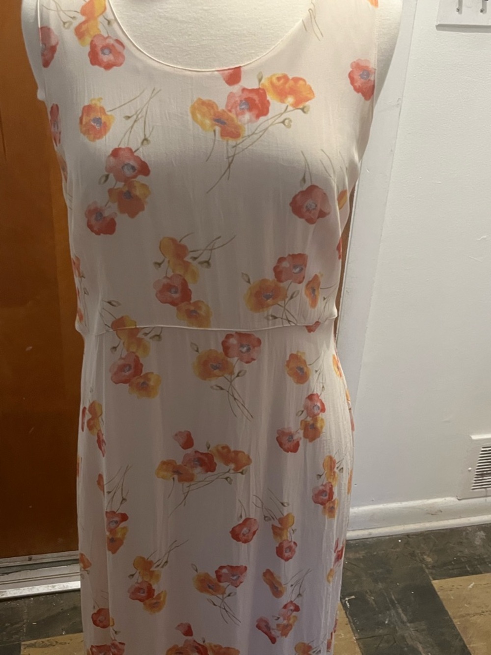 Eddie Bauer Women's Sleeveless Maxi Sundress Floral Print Size 14. EUC Summer - Picture 3 of 8